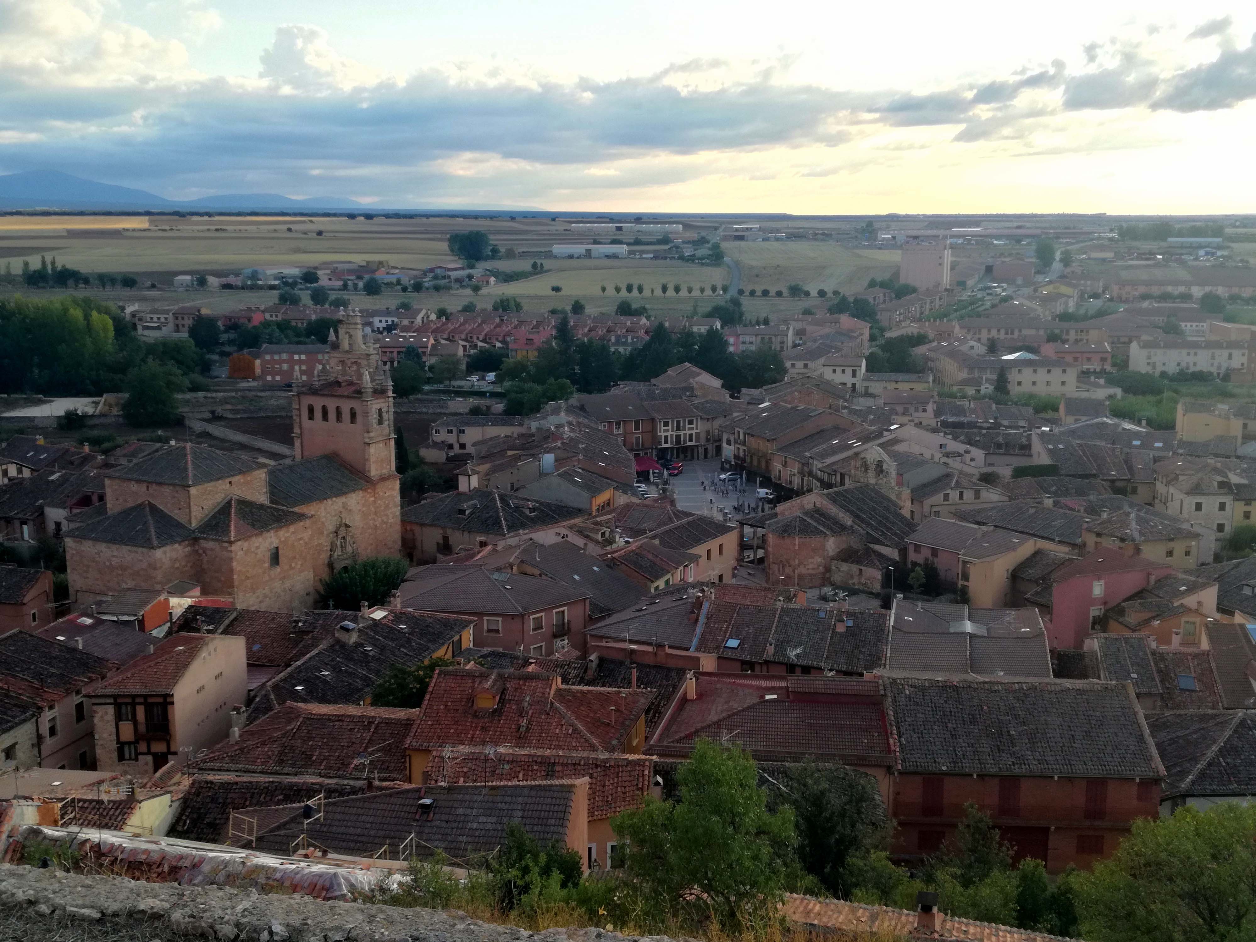 Vistas desde el Castillo. Ayllón 1 retocada 