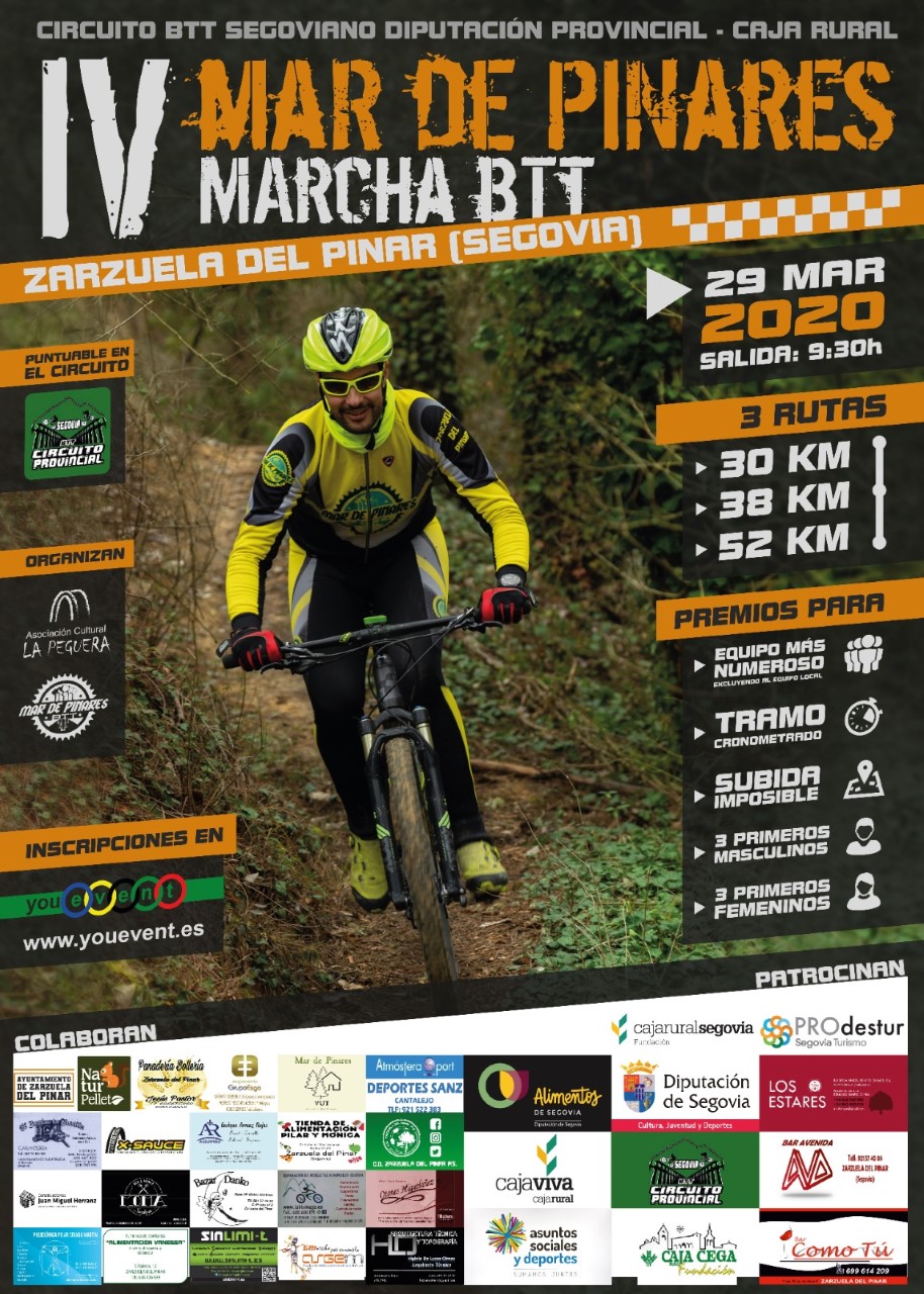 CARTEL IV BTT MAR DE PINARES