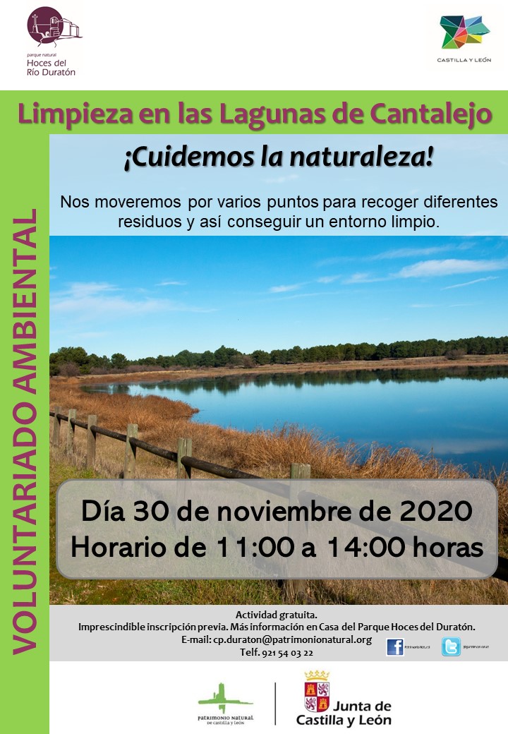 VOLUNTARIADO LIMPIEZA LAGUNAS DE CANTALEJO