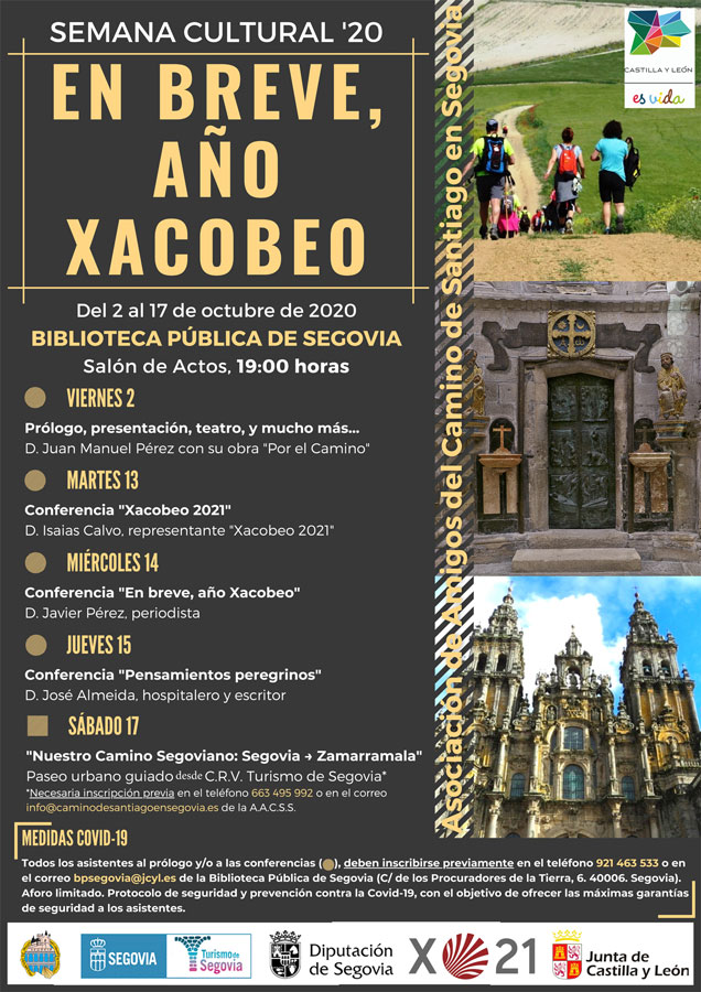 Semana Camino Santiago 2020 cartel w
