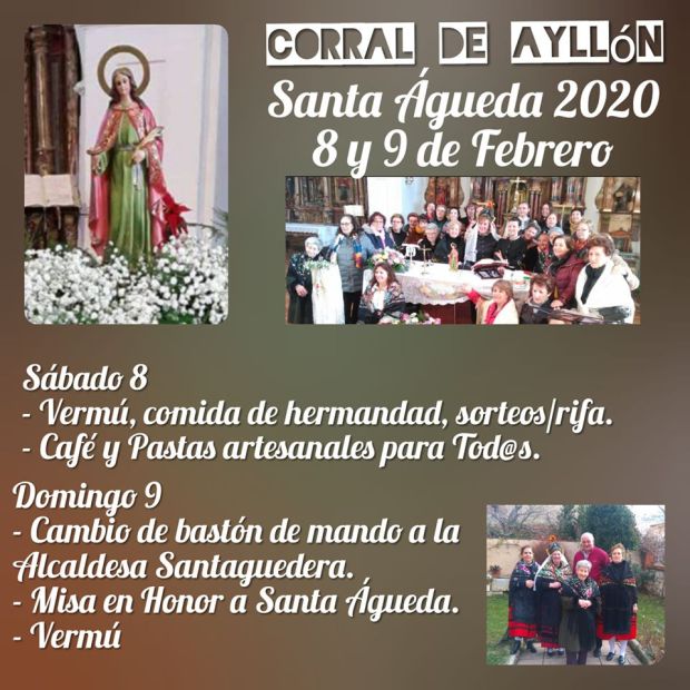 Santa Agueda 2020 en Corral de Ayllon