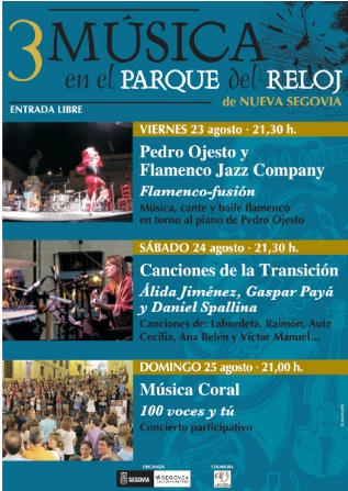 3 musica en el parque del reloj