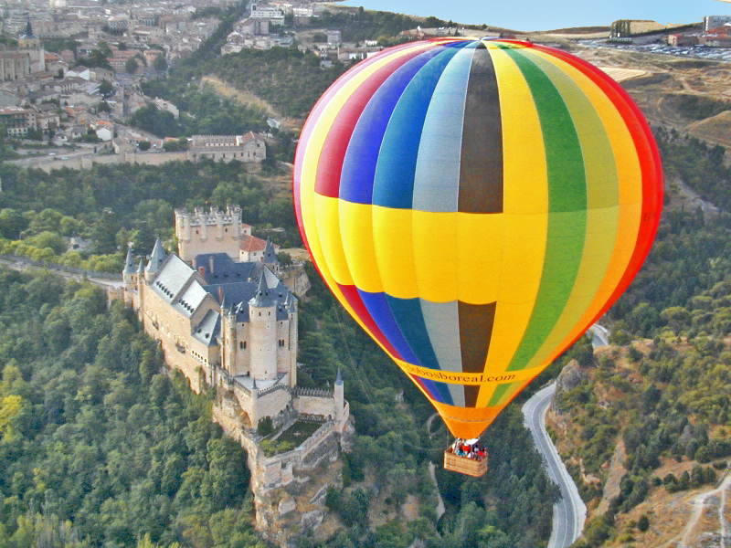 Paseo en globo en Segovia