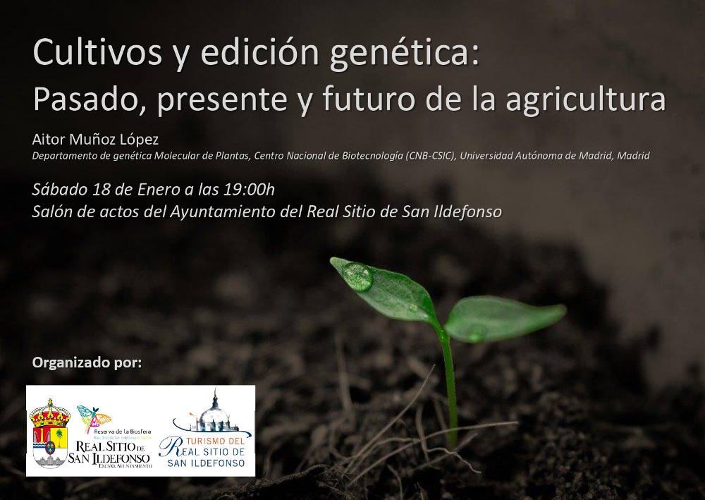 cartel cultivo edicion genetica