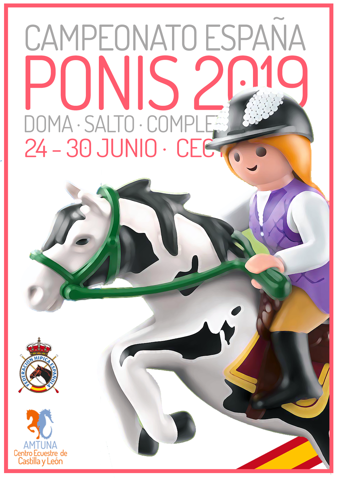 Cartel Campeonato Espaa Ponis 2019