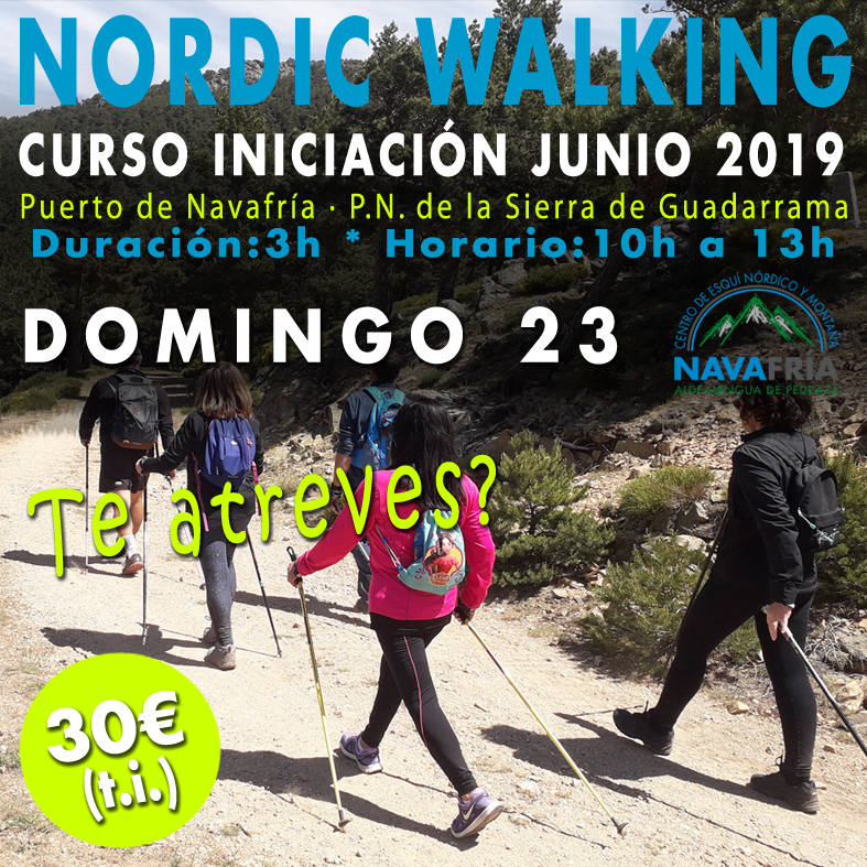 23 DE JUNIO nordicwalking FIN DE SEMANA