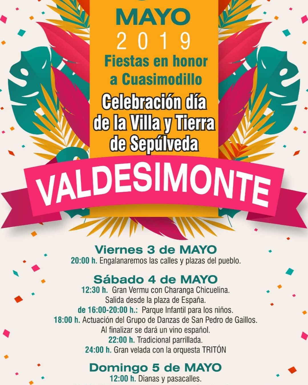 fiestas valdesimonte 2019