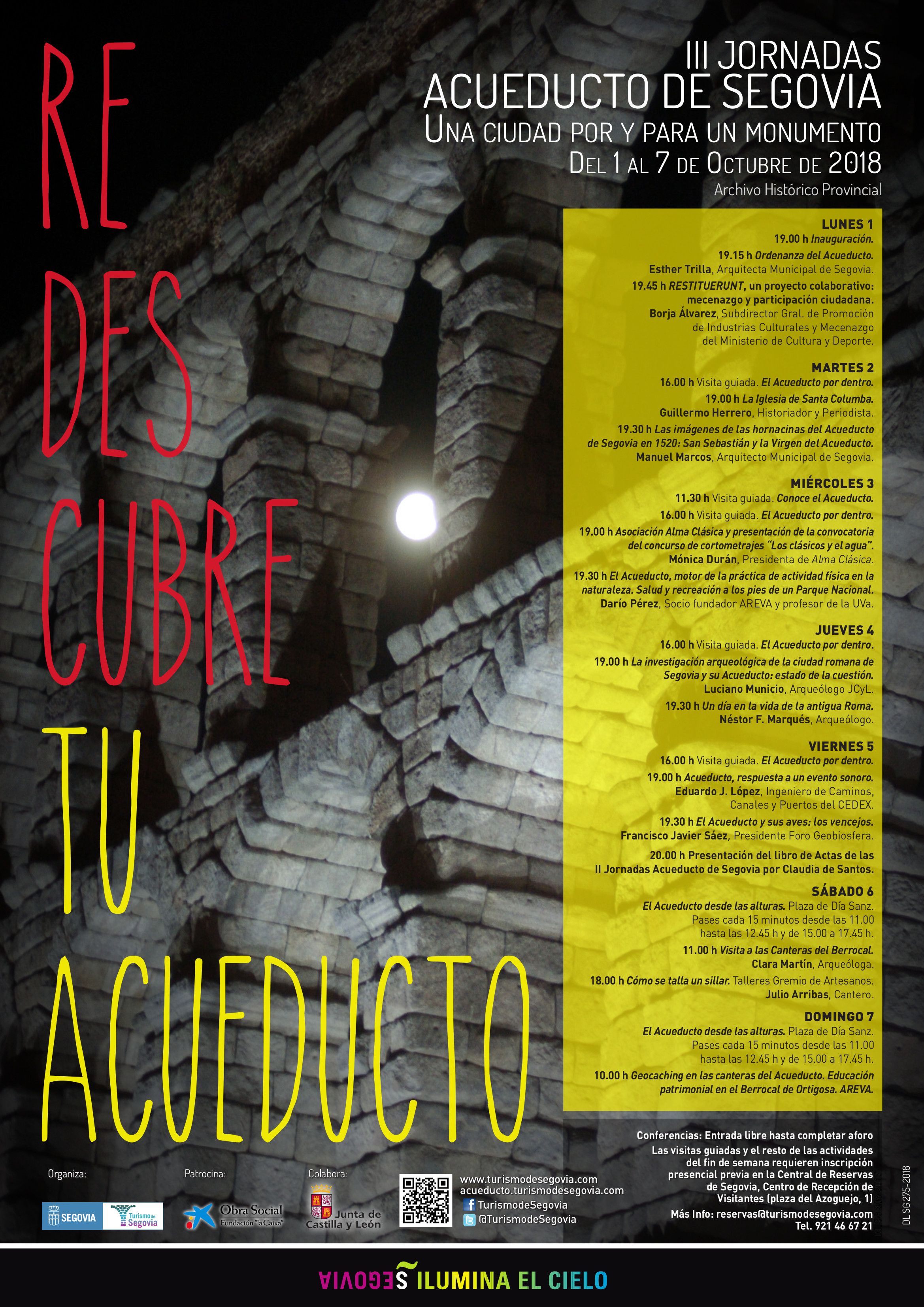 Cartel III Jornadas Acueducto de SG