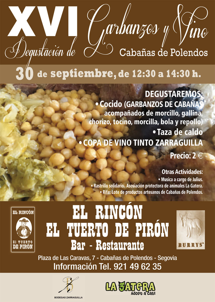 xvi degustacin de garbanzos y vinos