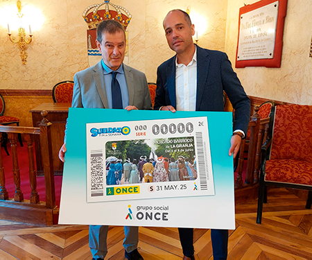 El Mercado Barroco de La Granja en el cupón de la ONCE