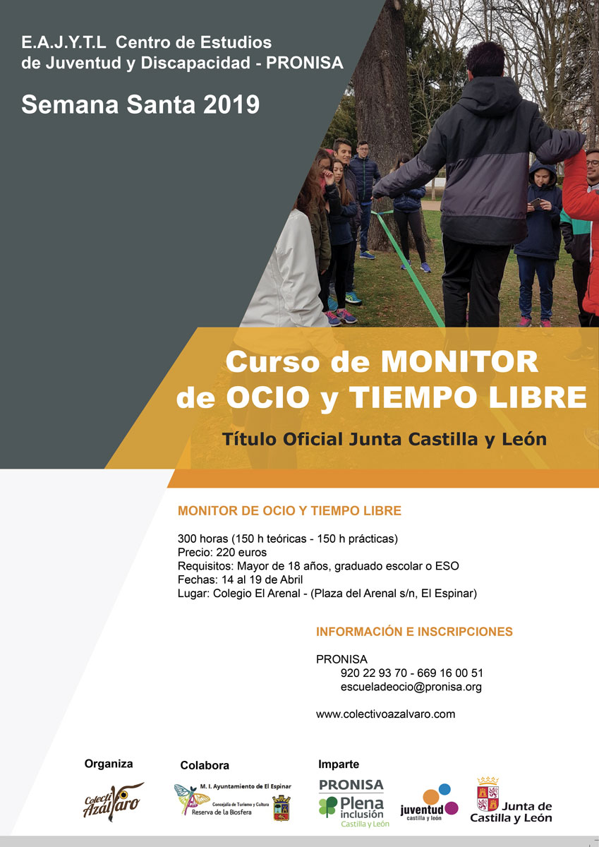 curso monitor tiempo libre