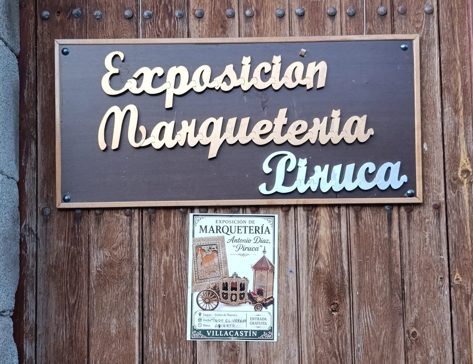 Exposición de marquetería - Villacastín