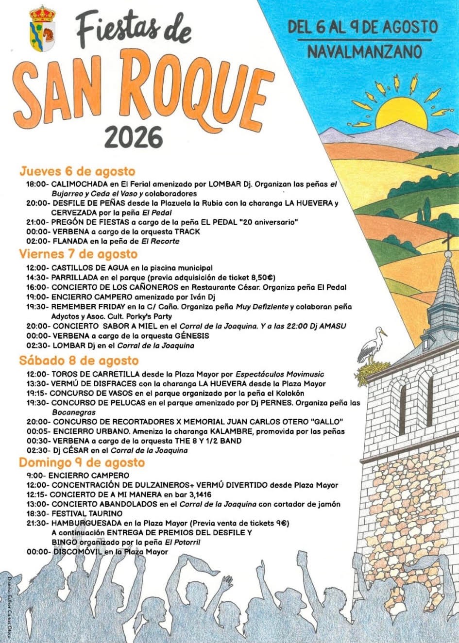 Fiestas de San Roque en Navalmanzano