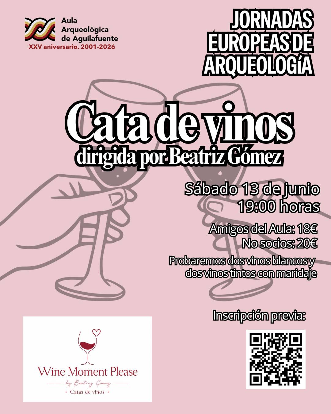Cata de Vinos - Jornadas Europeas de Arqueología - Aguilafuente