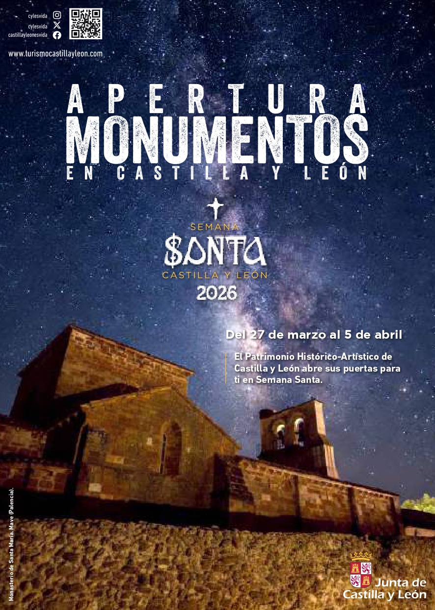 Programa "Apertura de Monumentos en Castilla y León" en Semana Santa 2026