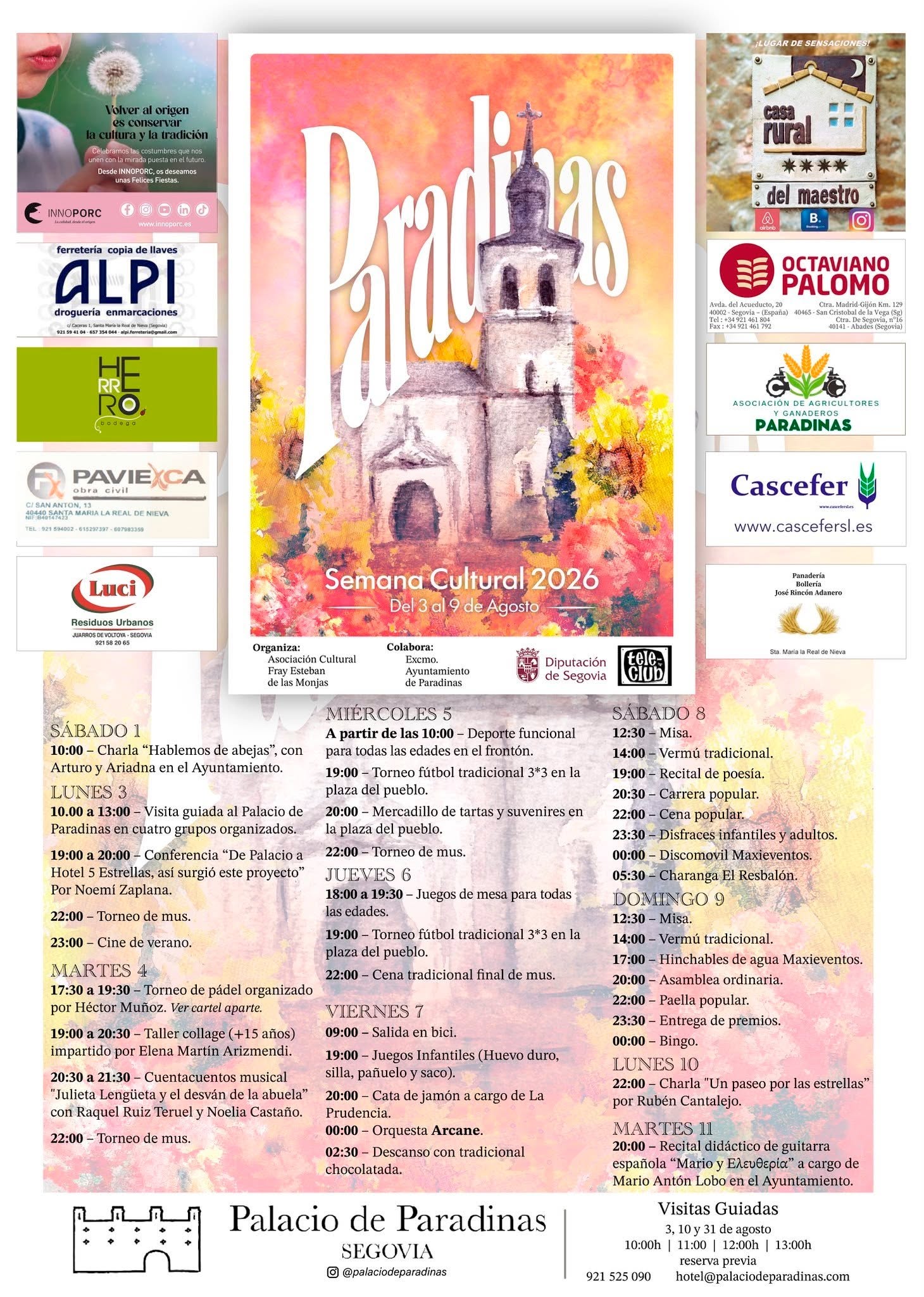Semana cultural en Paradinas