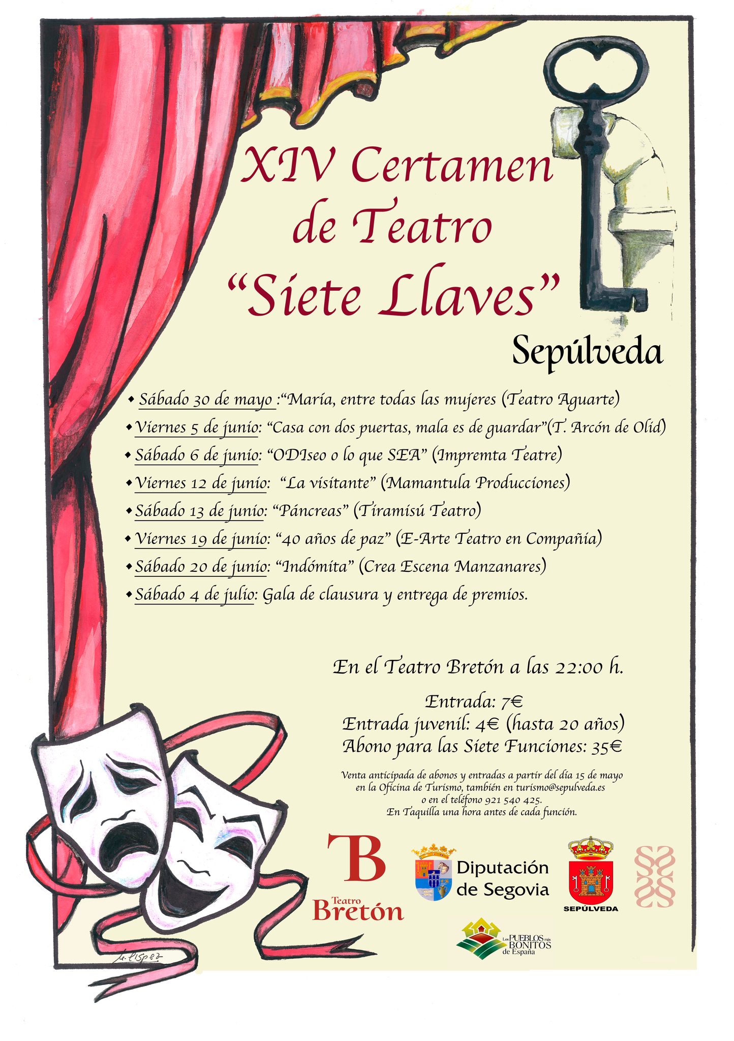 XIV Certamen de Teatro Aficionado “Siete Llaves” - “Páncreas” - Sepúlveda
