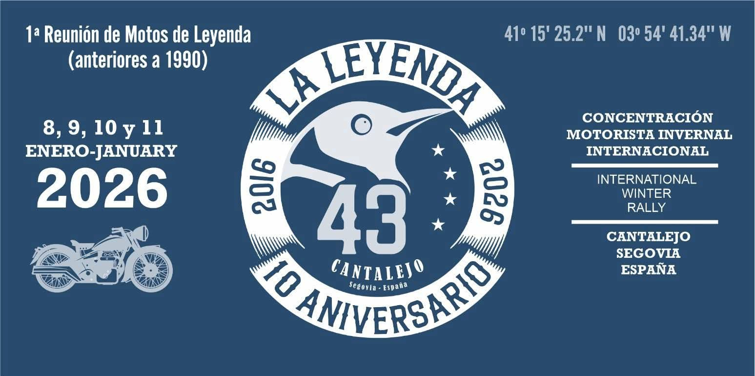 Concentración Motorista Invernal Internacional "La Leyenda 2026" - Cantalejo
