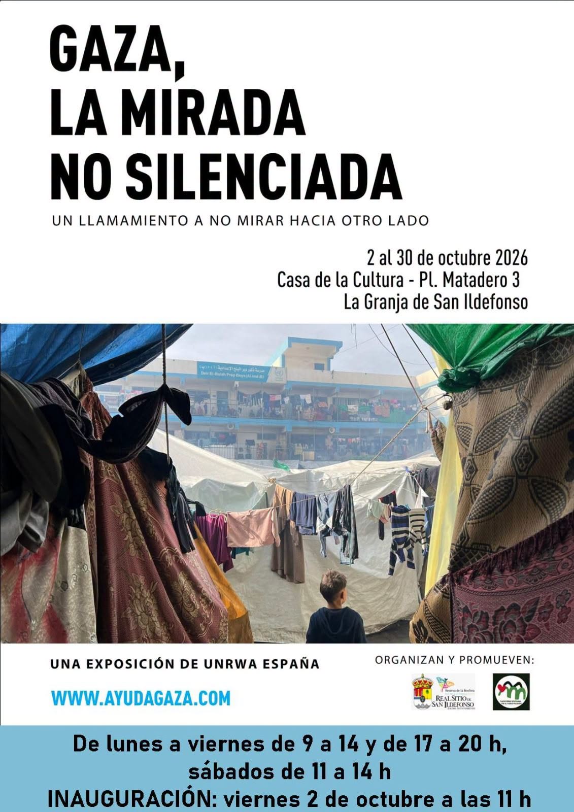 Exposición “Gaza, la mirada no silenciada - La Granja de San Ildefonso