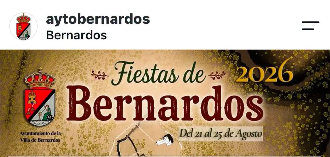 Fiestas en Bernardos
