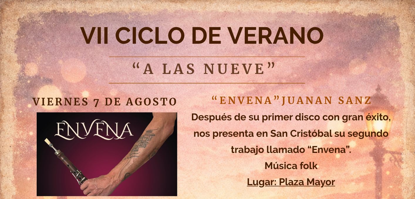 VII edición del Ciclo de Verano "A las nueve" - “Piénsatelo Bien”, Greca - San Cristóbal de Segovia