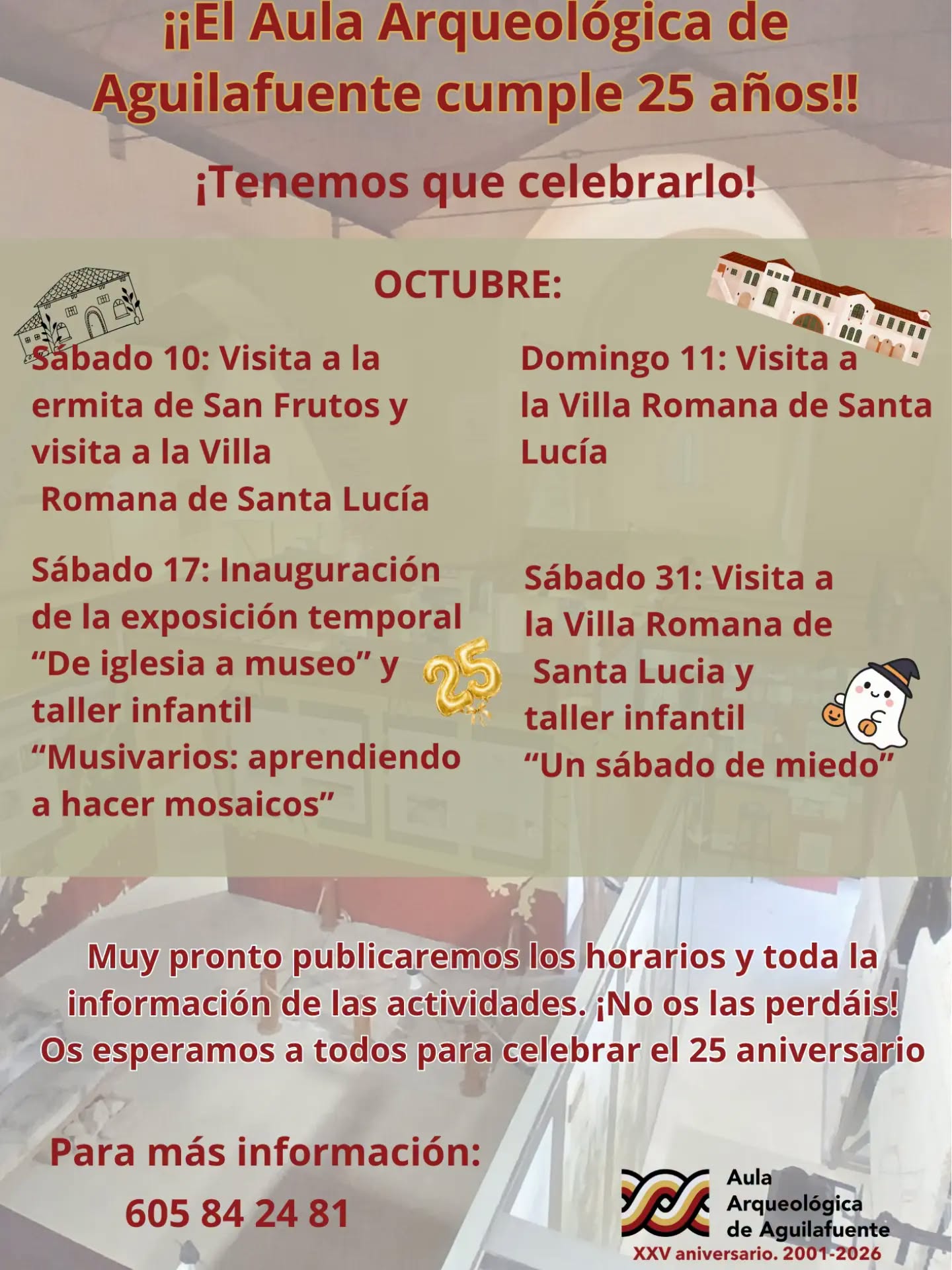 Celebración del 25º del Aula Arqueológica de Aguilafuente