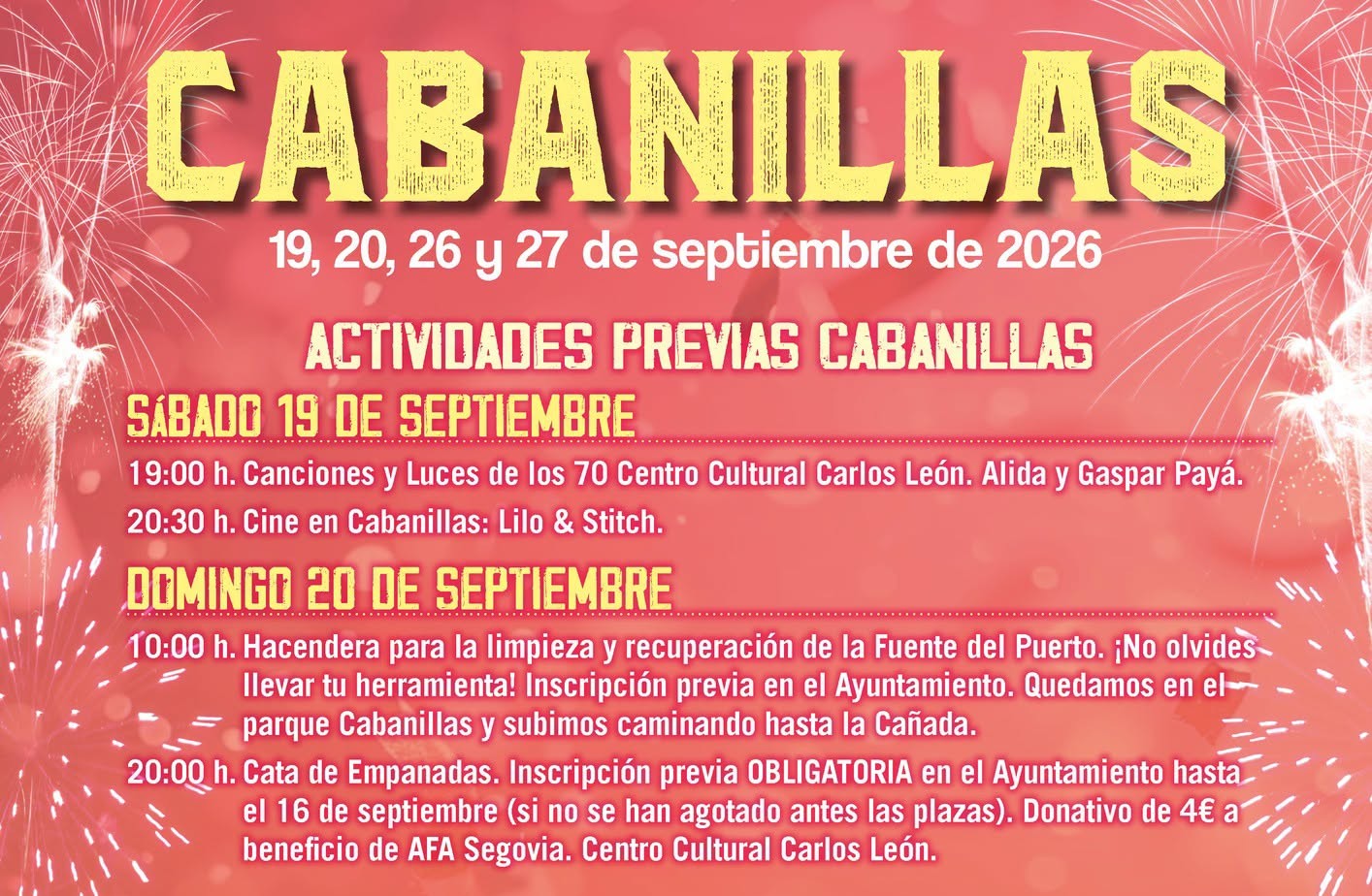 Fiestas en Cabanillas del Monte