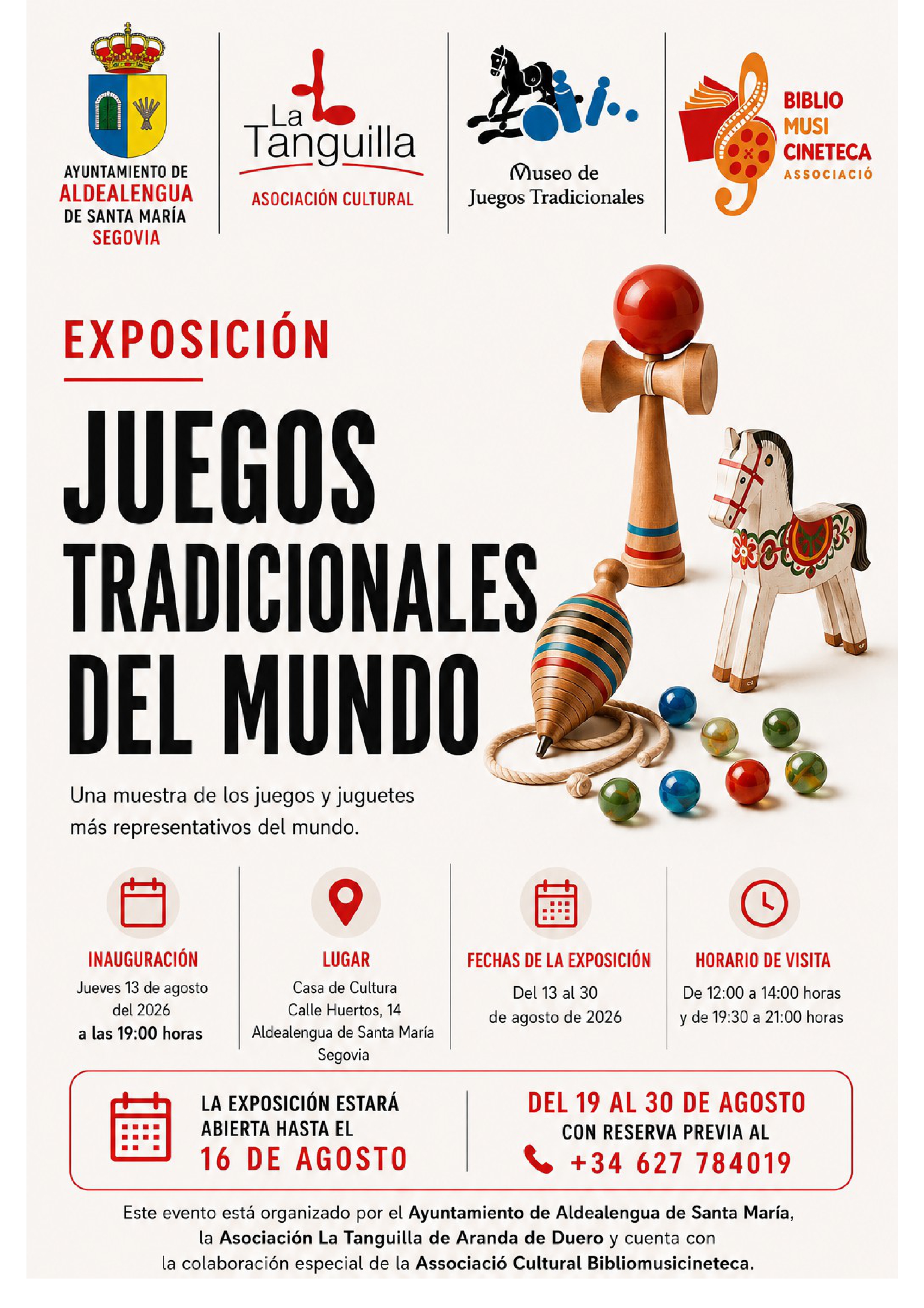 Exposición - Juegos tradicionales del mundo - Aldealengua de Santa María