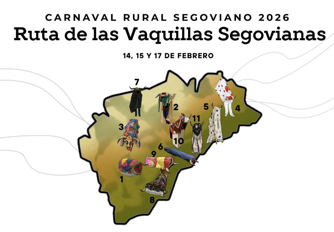 Carnaval Rural Segoviano - Ruta de las Vaquillas Segovianas - Casla
